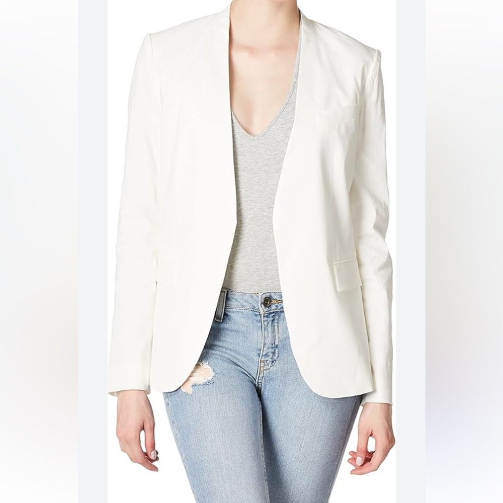 Theory White Blazer Jacket